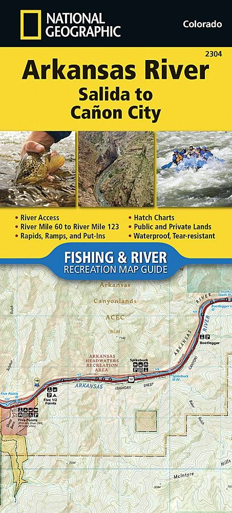 Mappa Arkansas River Salida a Canon City – National Geographic, un’avventura mozzafiato!